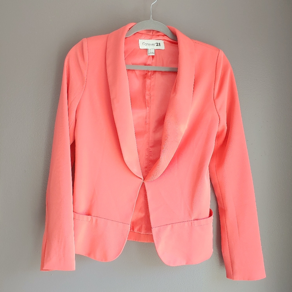 Coral blazer